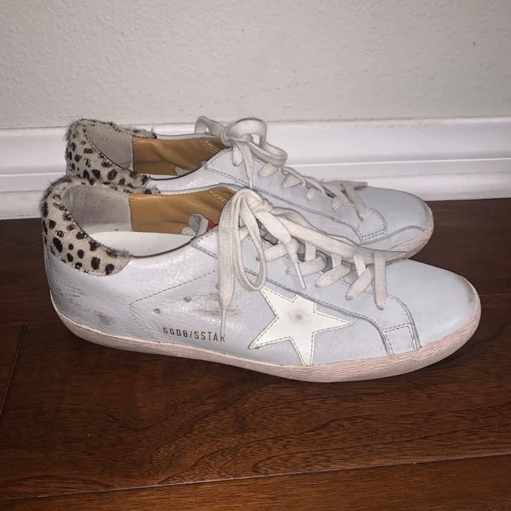 Authentic GOLDEN GOOSE Superstar Baby Blue & Pink Sole 39